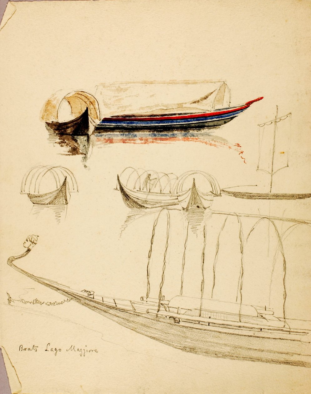 Boats, Lago Maggiore da Miner Kilbourne Kellogg