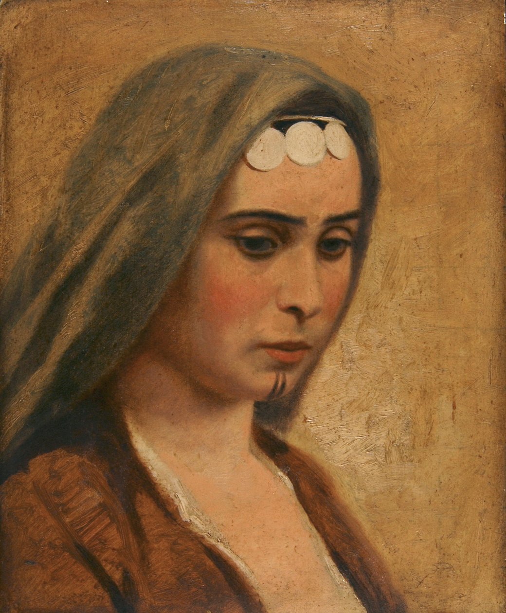 Testa di ragazza araba, n.d. da Miner Kilbourne Kellogg