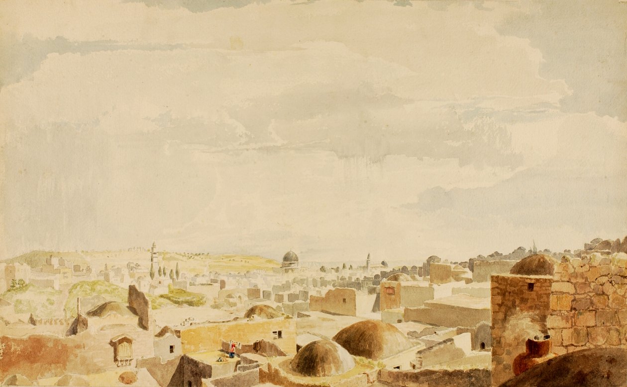 Gerusalemme, Israele, 1844 da Miner Kilbourne Kellogg