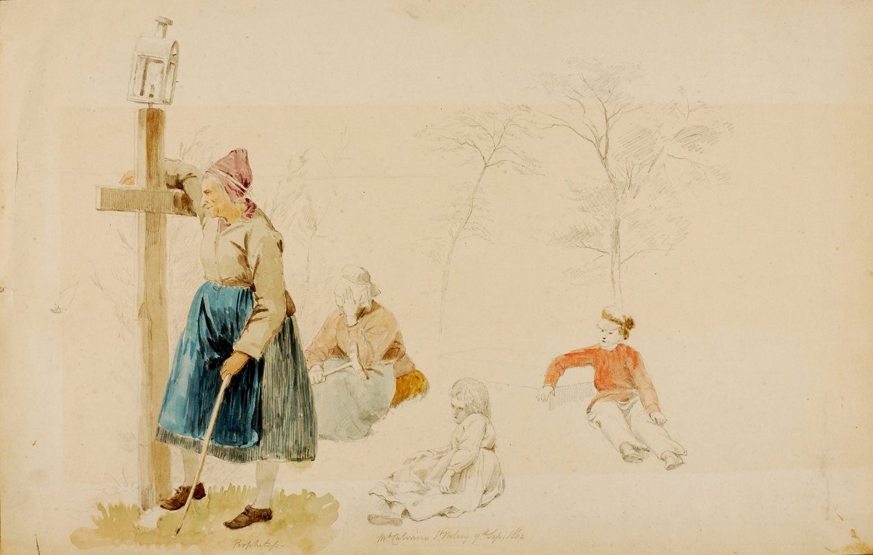 Figure di contadini da Miner Kilbourne Kellogg