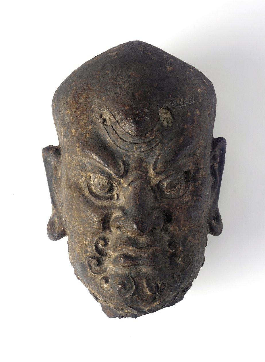 Testa di una divinità da Ming Dynasty Chinese School
