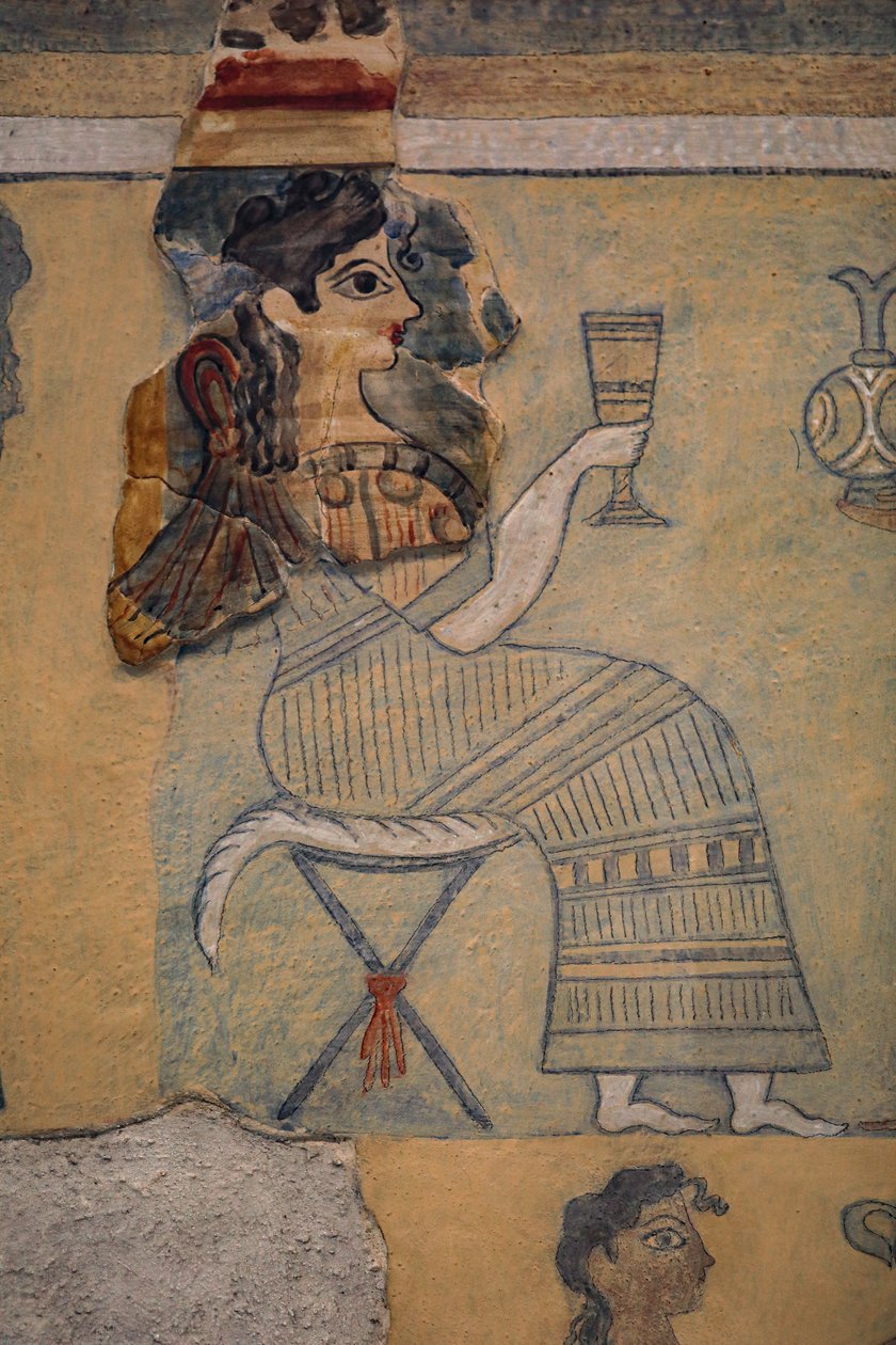 Affresco dello Sgabello da Campo da Minoan