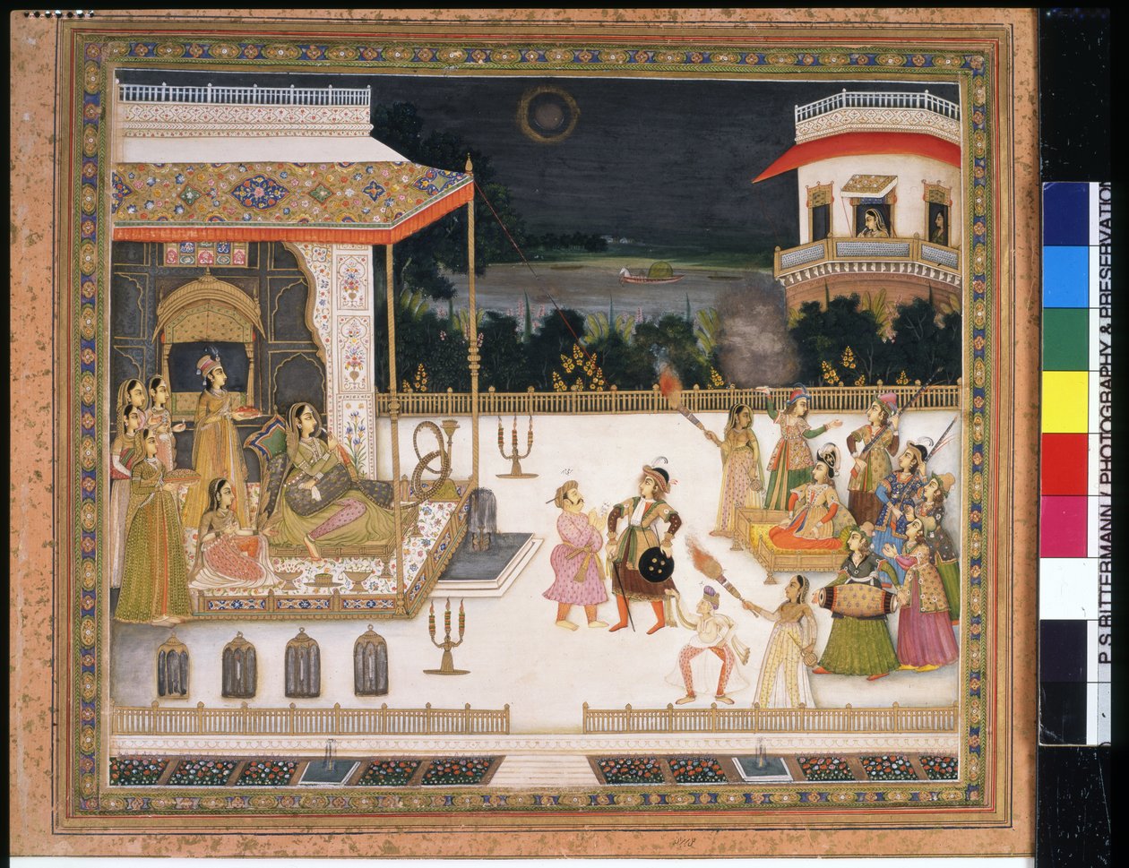La regina Udham Bai intrattenuta da Miran Mir