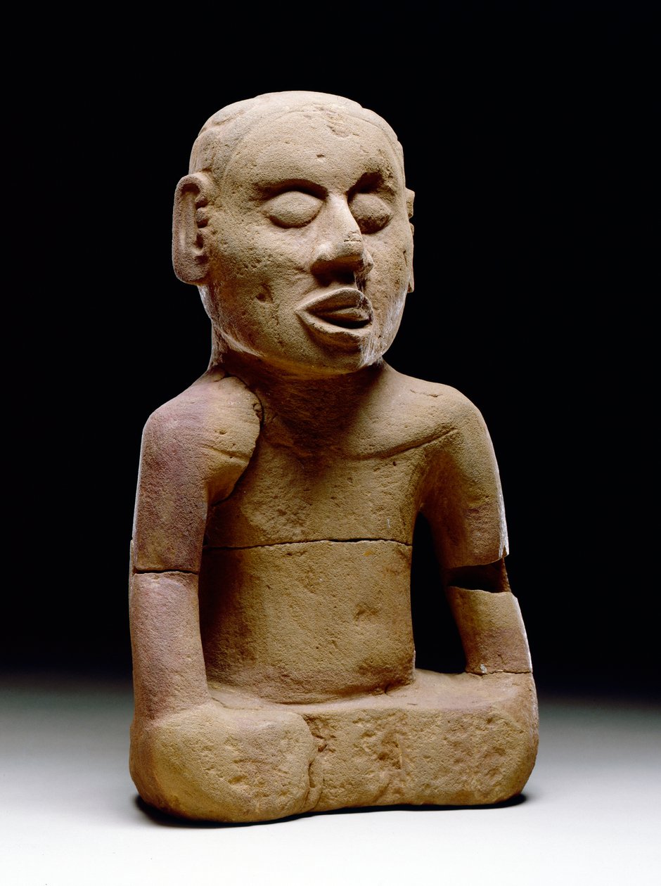 Figura maschile seduta, 1200-1450 da Mississippian culture