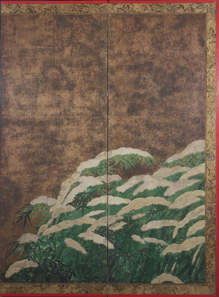 Bambù nella neve, c.1600 da Mitsuyoshi Tosa