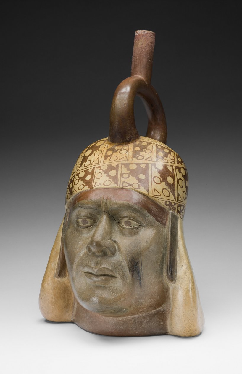 Vaso ritratto di un sovrano da Moche Moche