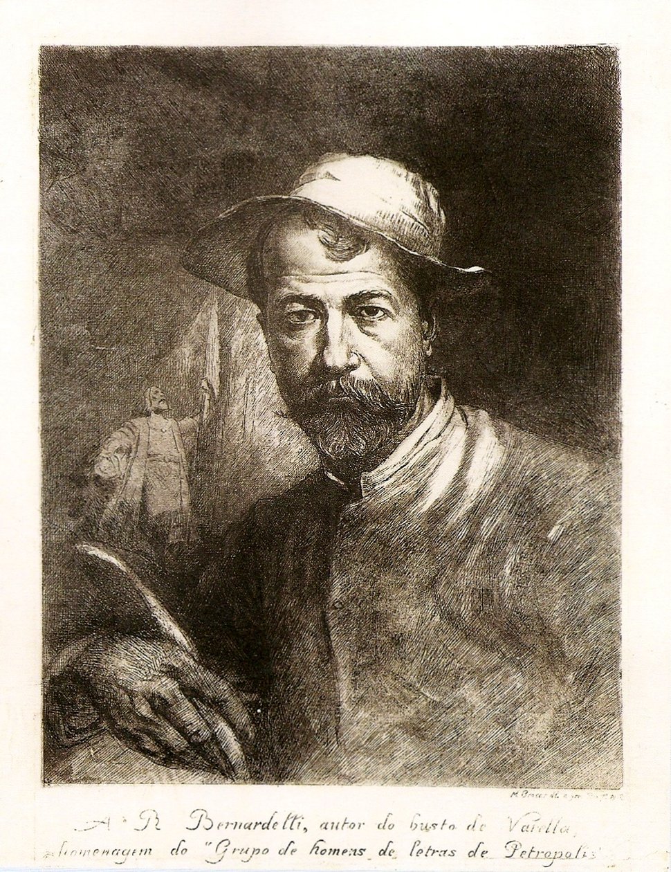 Ritratto di Rodolpho Bernardelli da Modesto Brocos