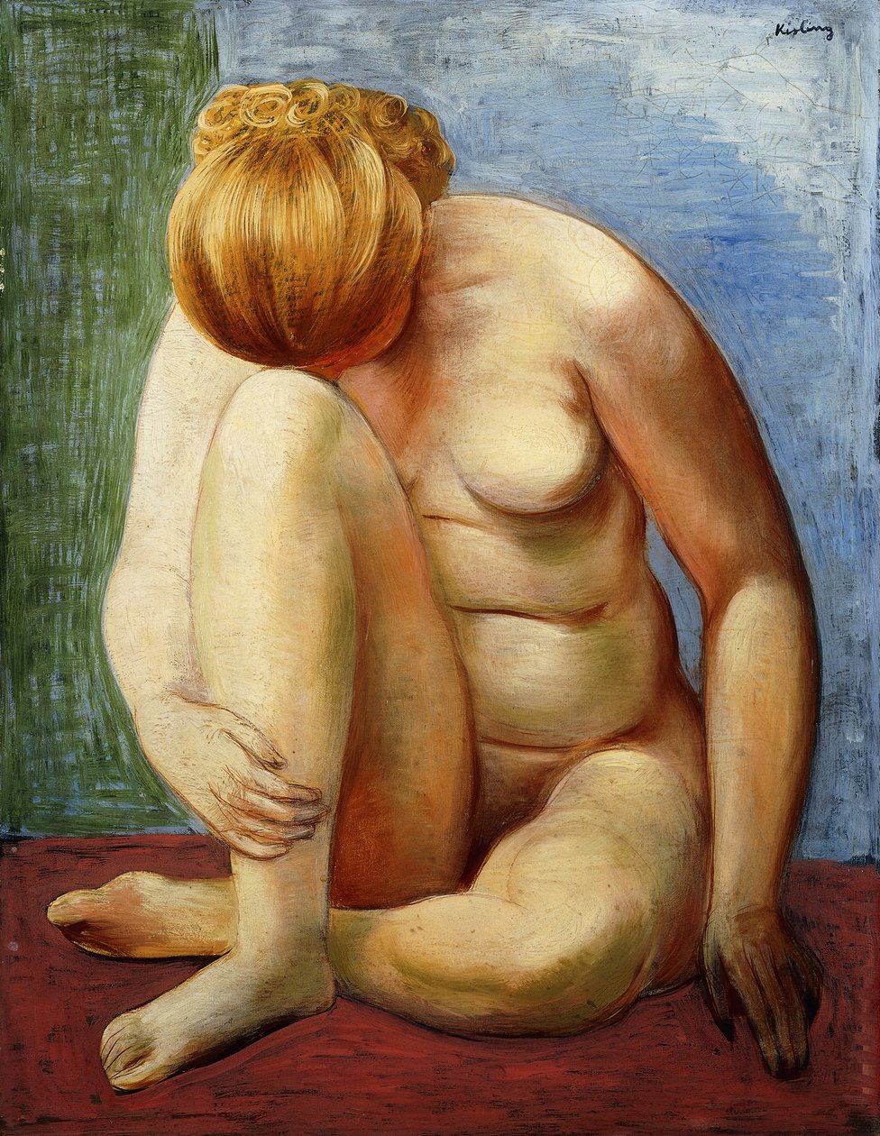 Donna nuda seduta; Femme Nue Assise da Moise Kisling