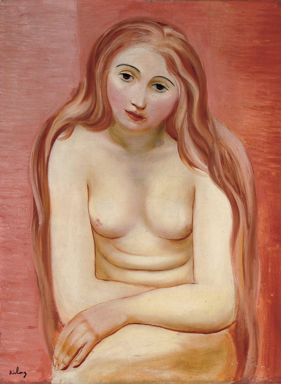 Nudo seduto; Nu assis da Moise Kisling
