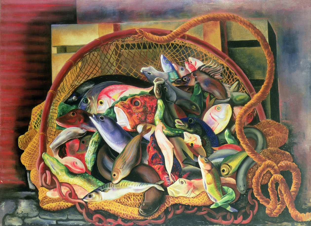 Il pesce (dipinto) da Moise Kisling
