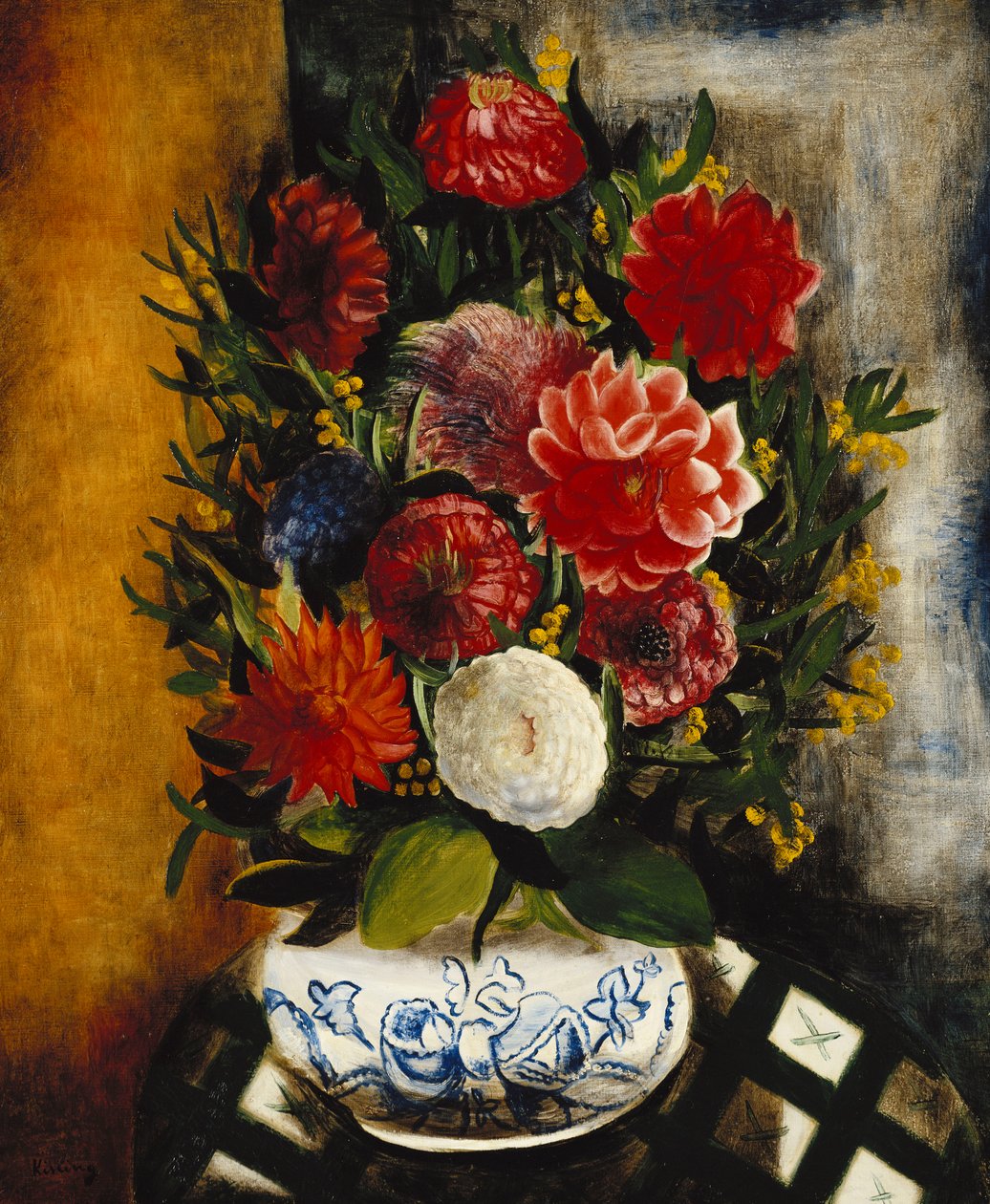 Vaso di fiori; Vase de Fleurs da Moise Kisling