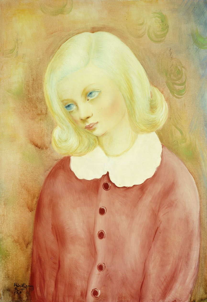 Giovane ragazza polacca da Moise Kisling