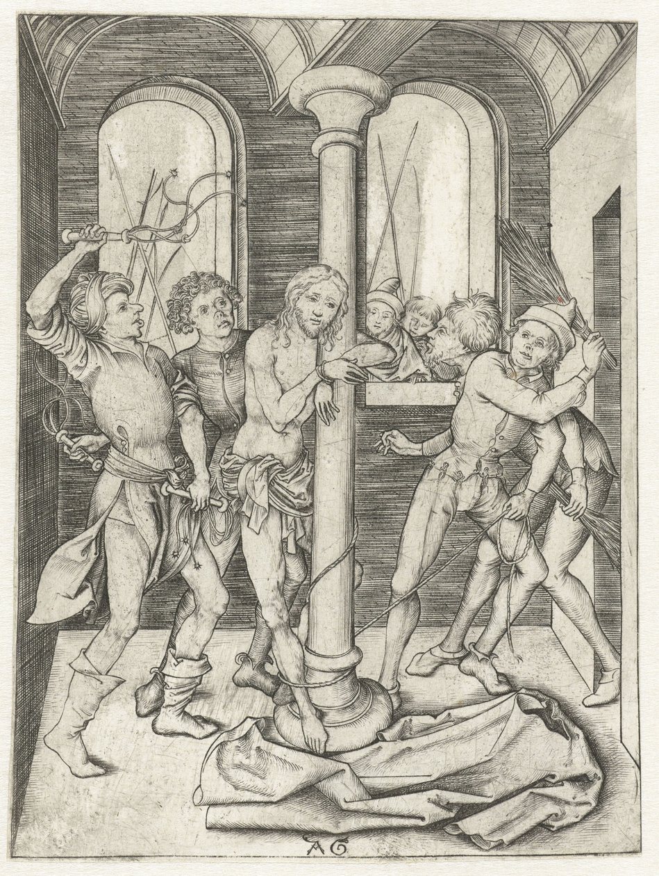Flagellazione di Cristo (Storia della Passione) da Monogrammist AG