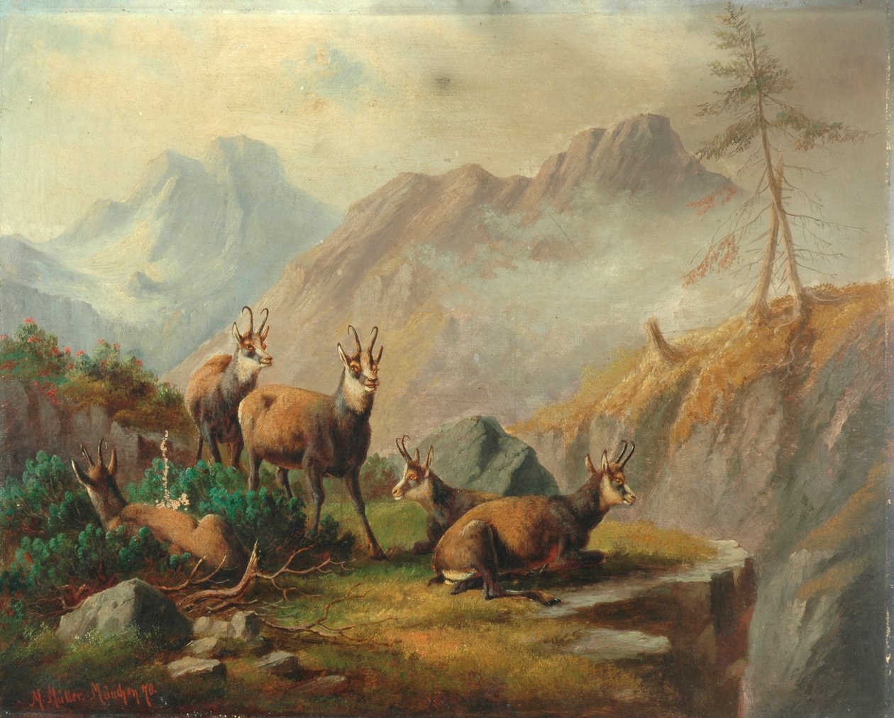 Paesaggio, 1870 da Moritz Muller