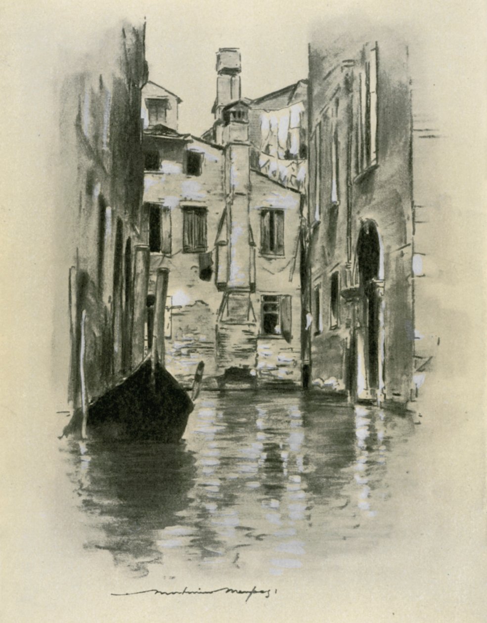 Strada a Venezia da Mortimer Ludington Menpes