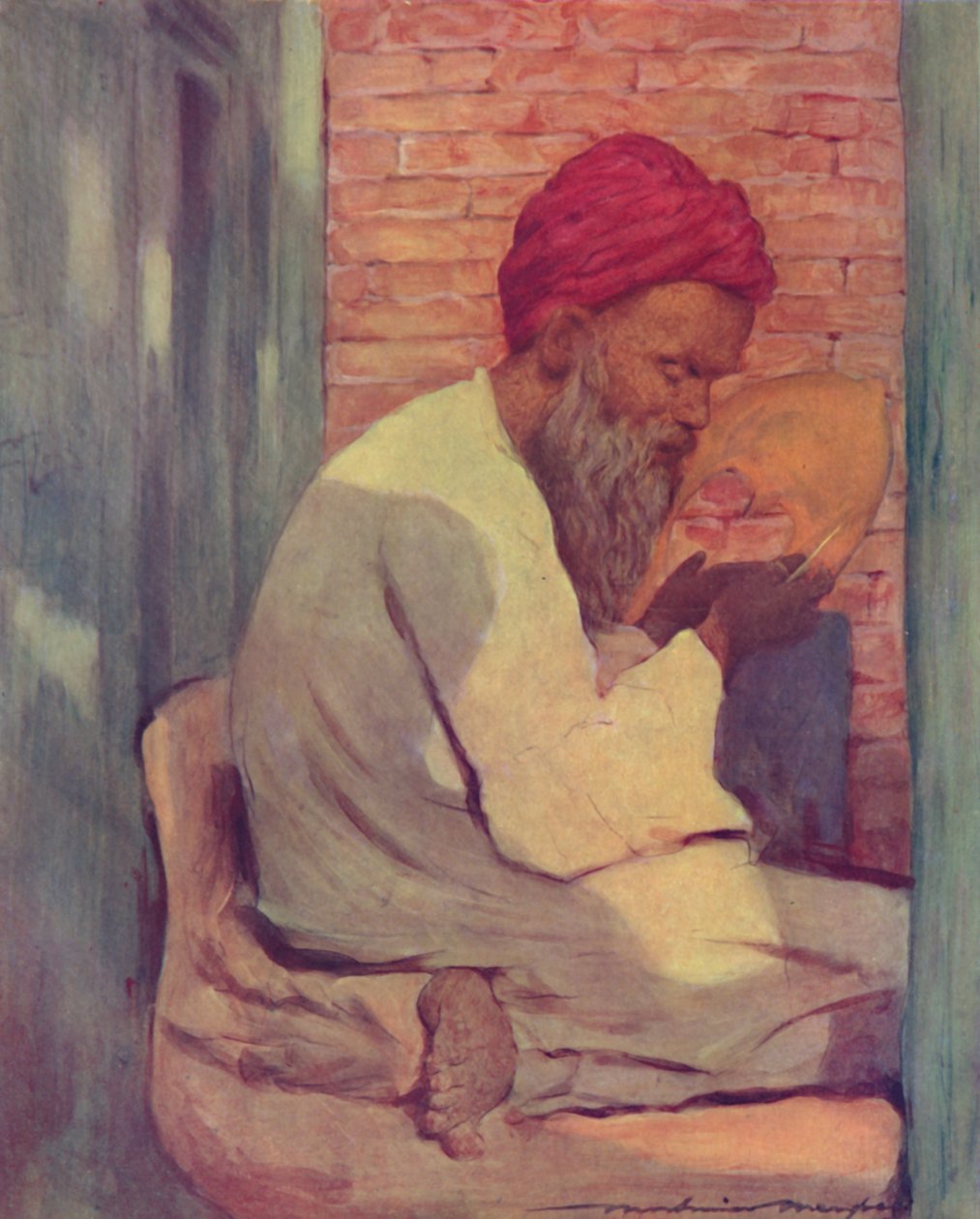 Un calzolaio, 1903 da Mortimer L Menpes