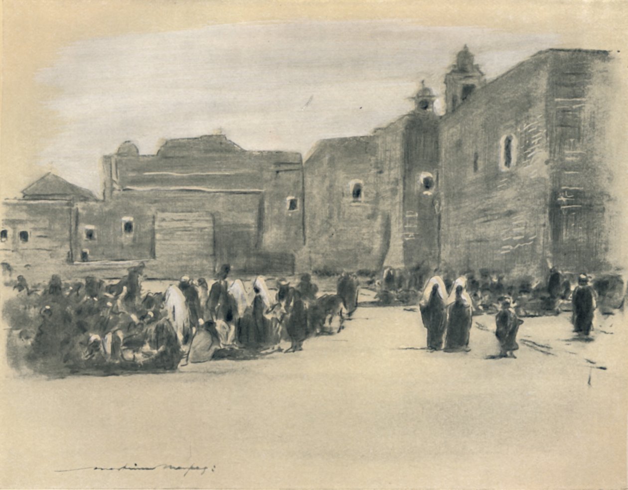Betlemme, 1903 da Mortimer L Menpes