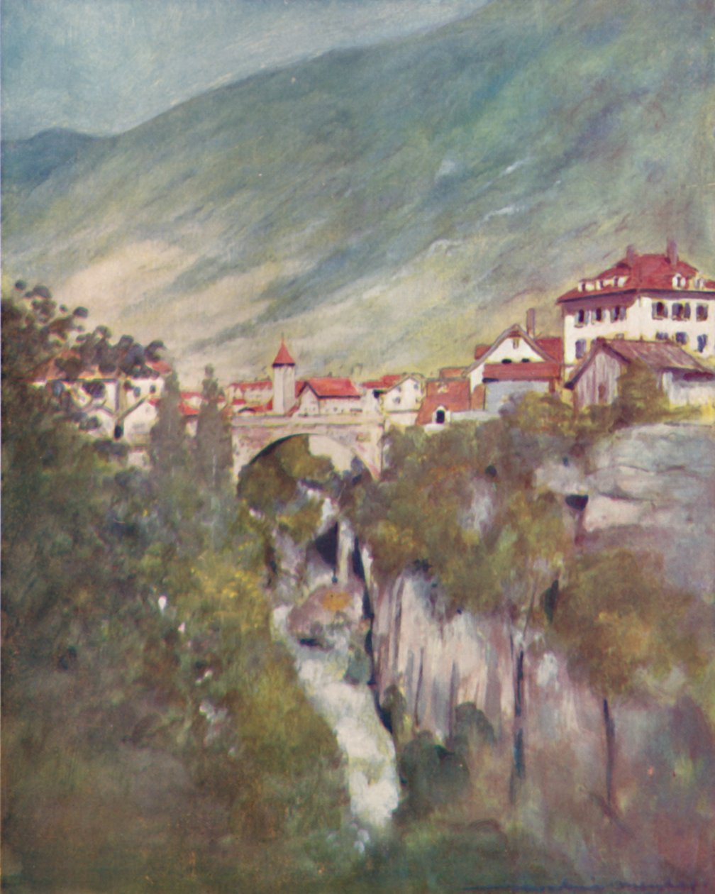 Goeschenen, 1903 da Mortimer L Menpes