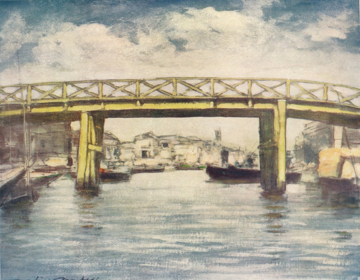 Il Ponte di Limone da Mortimer L Menpes