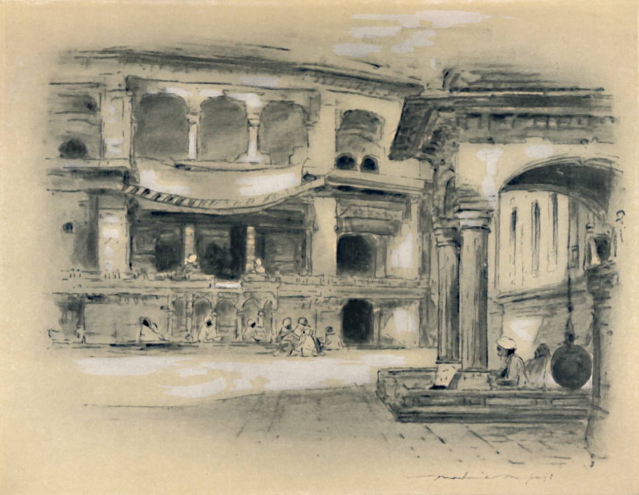 Città di Amritsar da Mortimer L Menpes