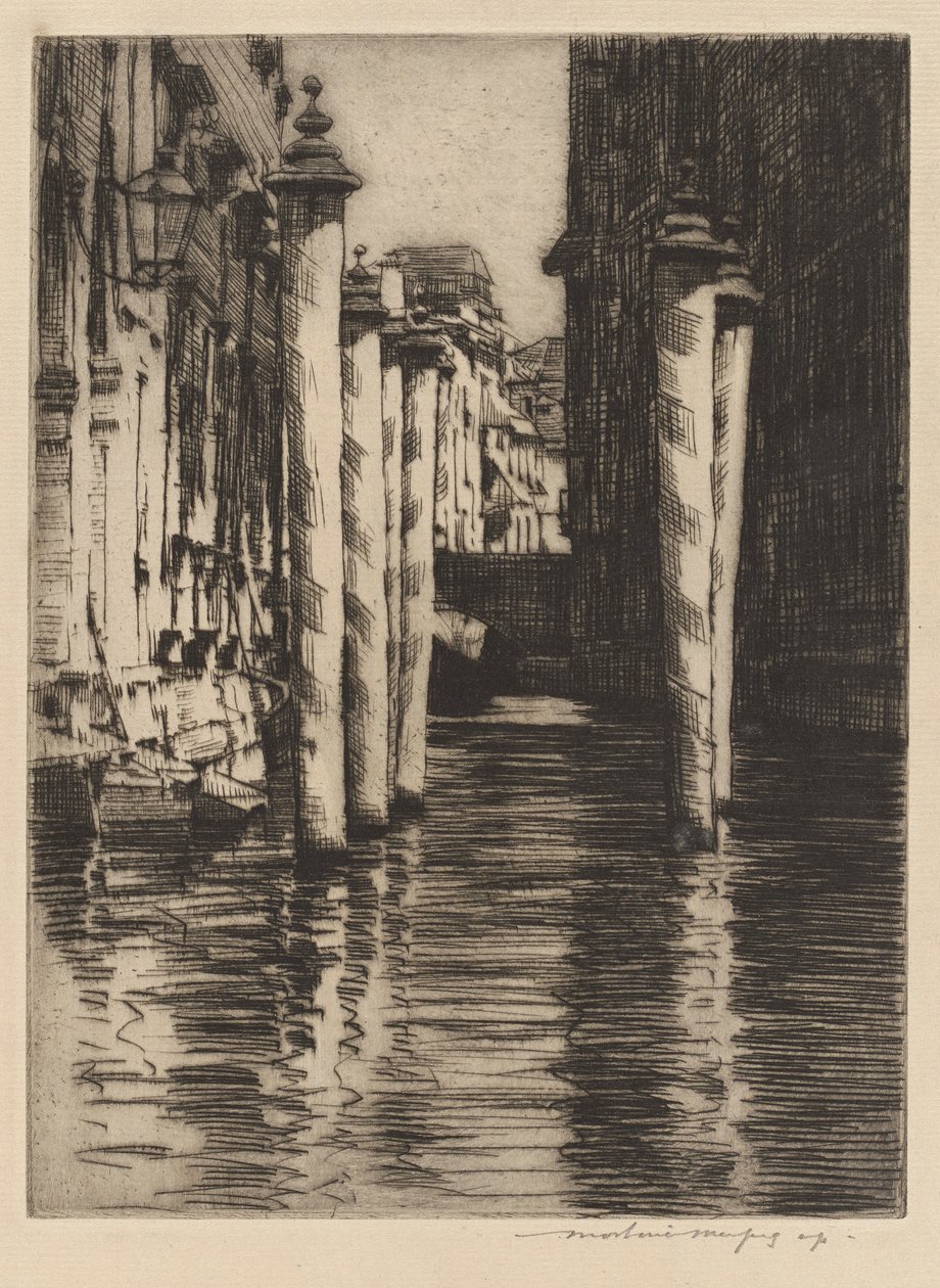 Un Canale Stretto, Venezia da Mortimer Menpes