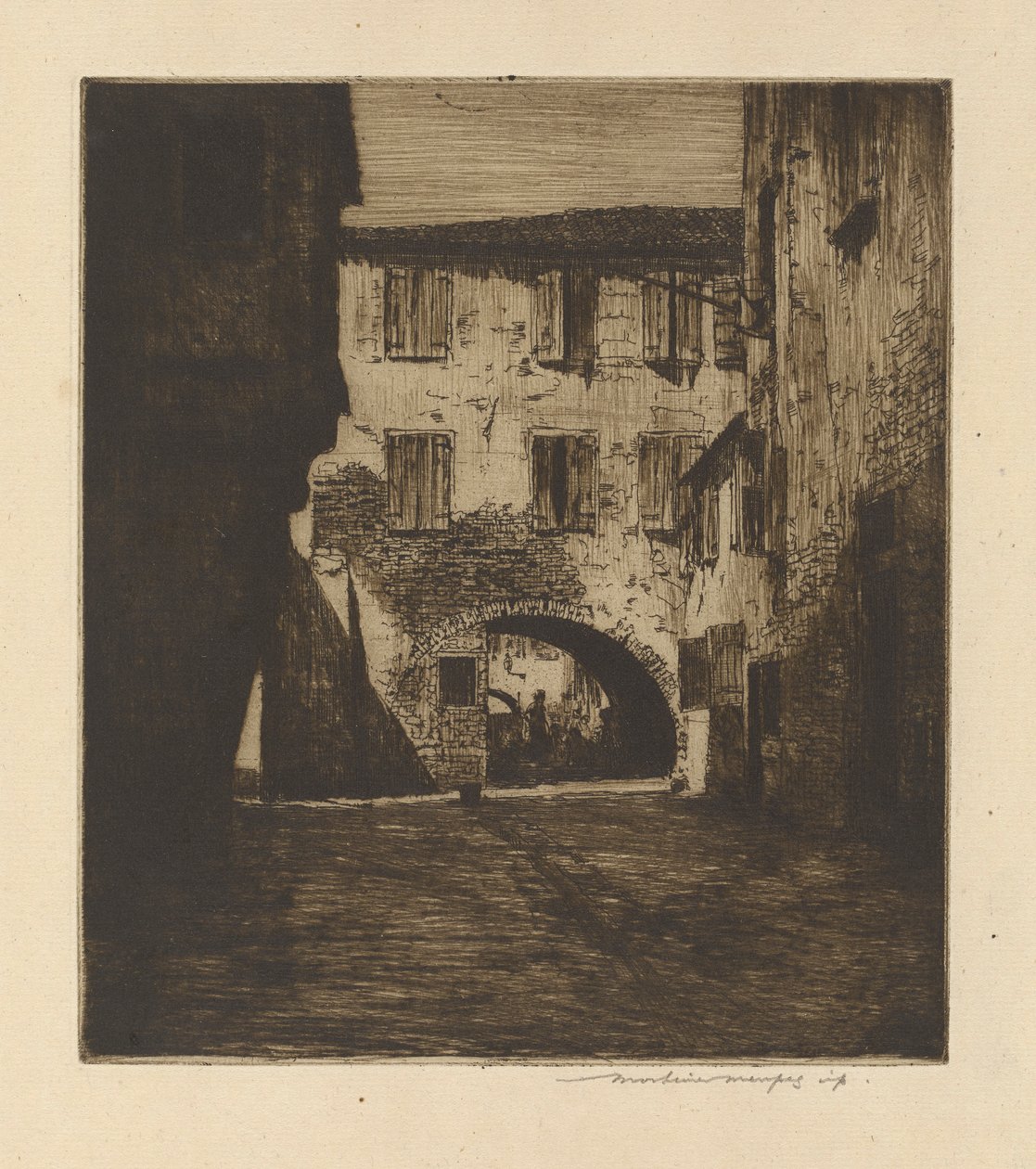 In una strada laterale, Chioggia da Mortimer Menpes