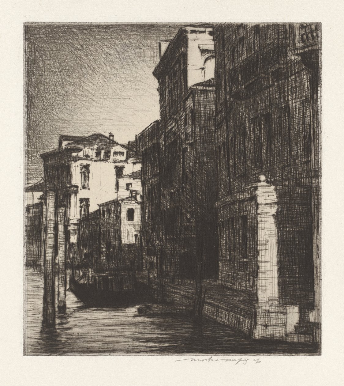 Tardo pomeriggio, Venezia da Mortimer Menpes