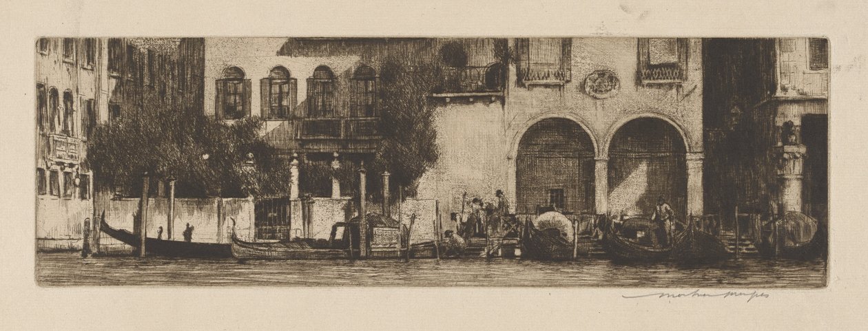 Palazzi sul Canale da Mortimer Menpes