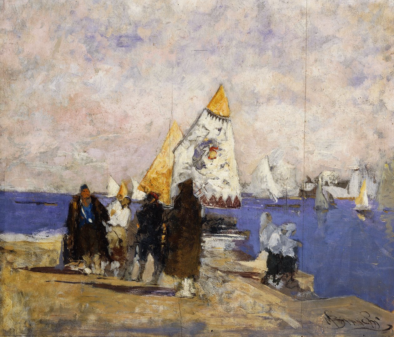 Sul molo, Chioggia da Mose Bianchi