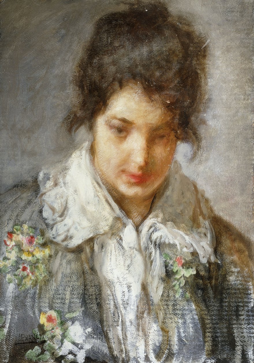 Ritratto di una signora da Mose Bianchi