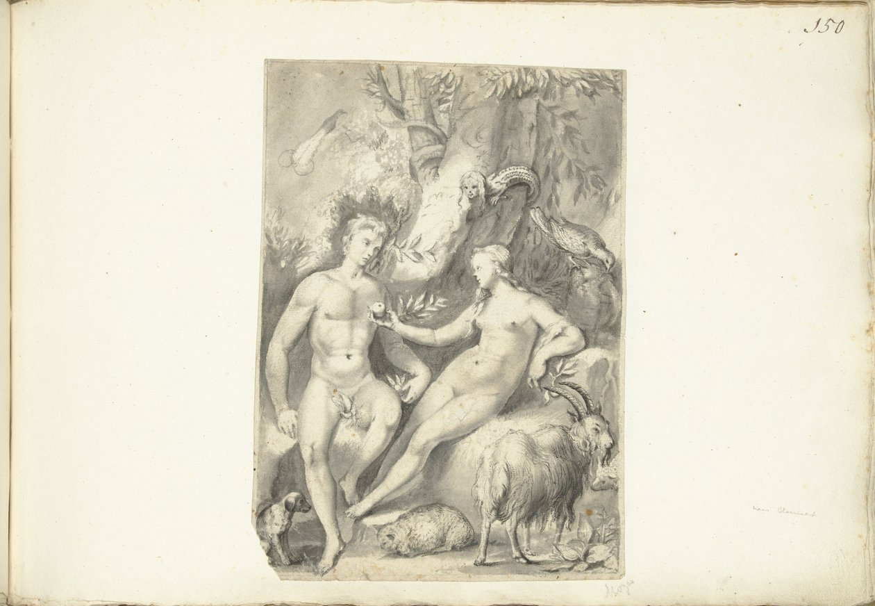 Adamo ed Eva da Moses Ter Borch