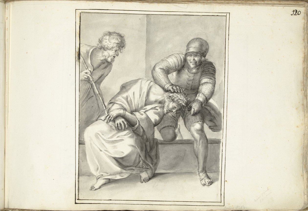 Cristo coronato di spine da Moses Ter Borch