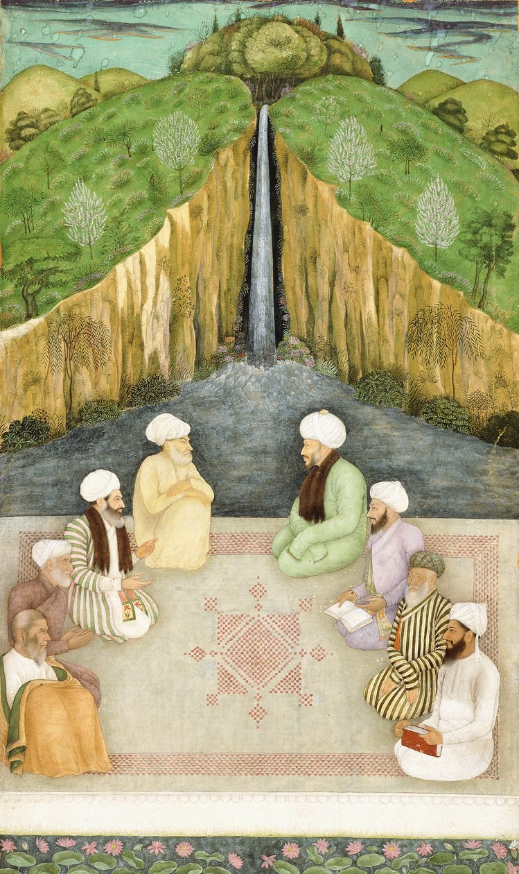 Saggi in discussione religiosa da Mughal School