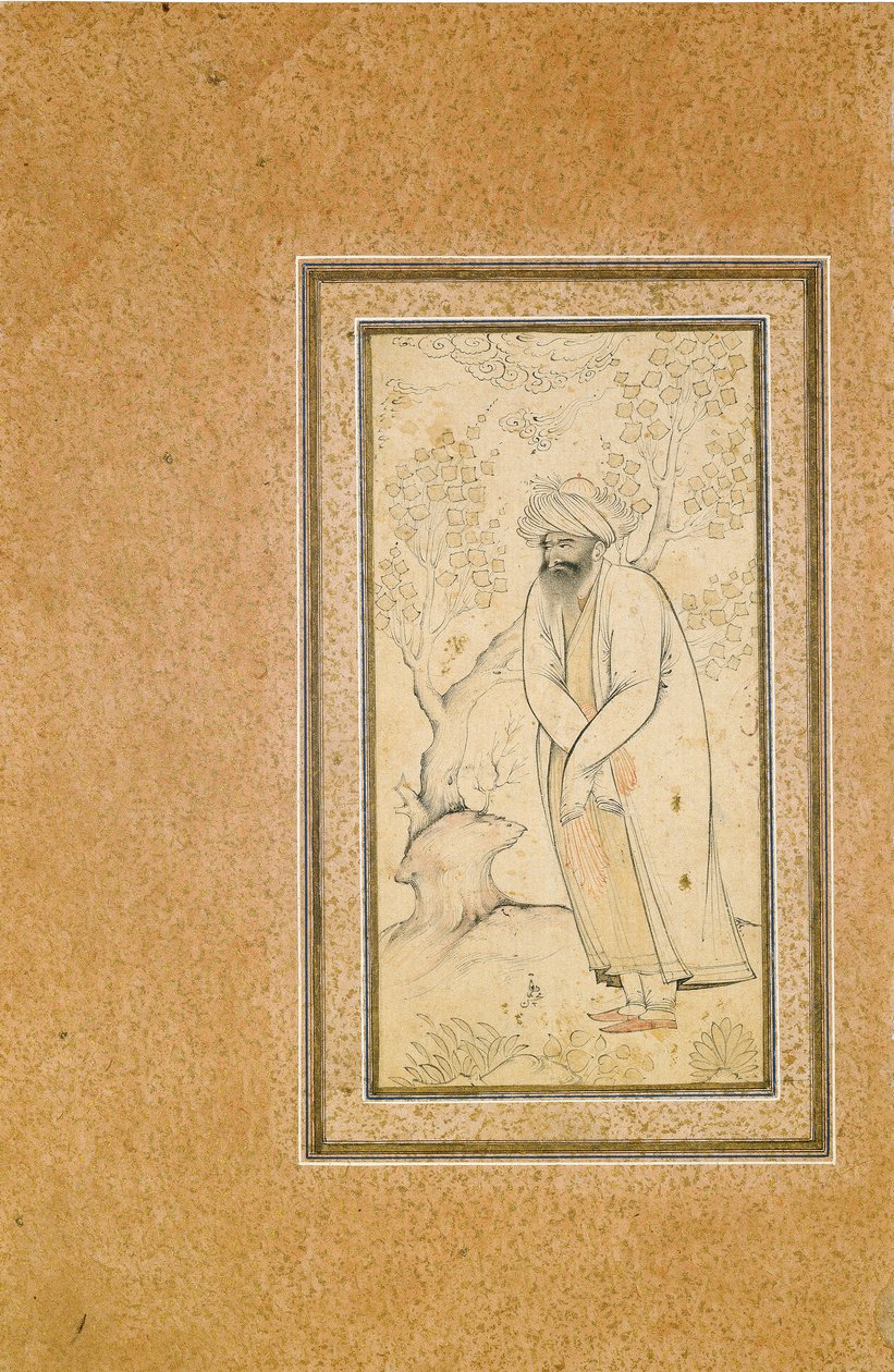 Un derviscio in piedi da Muhammad Muhsin