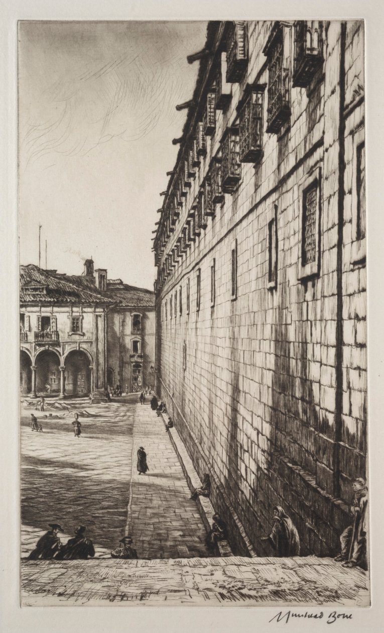 Convento di San Payo, Santiago de Compostela da Muirhead Bone