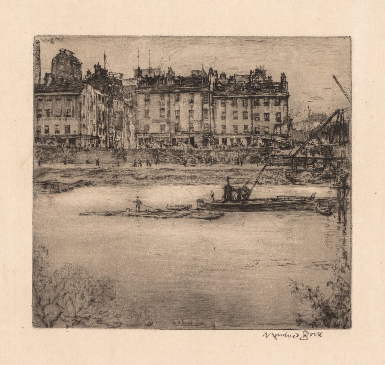 Acqueforti di Glasgow: Gorbals da Muirhead Bone