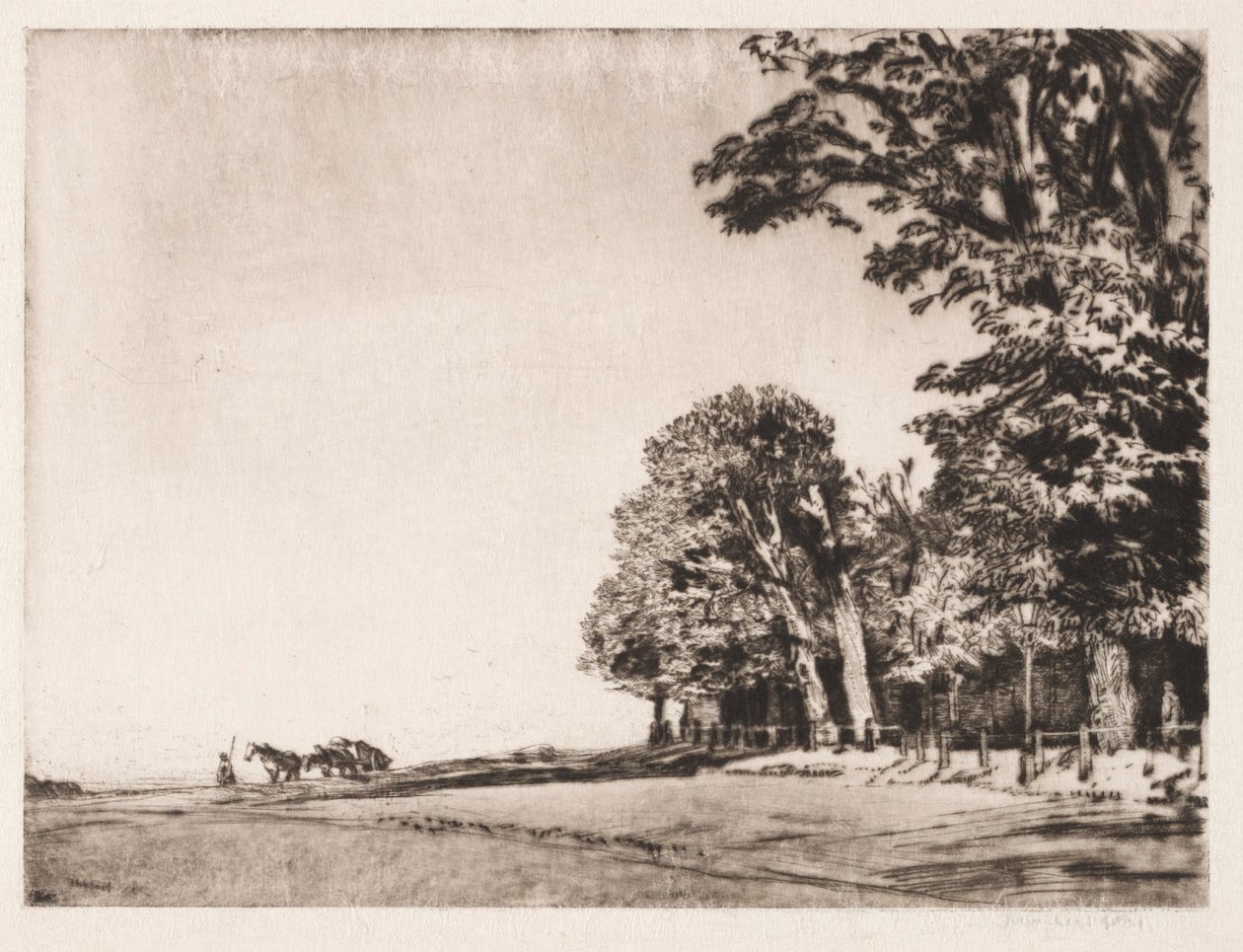 Brughiera di Hampstead da Muirhead Bone
