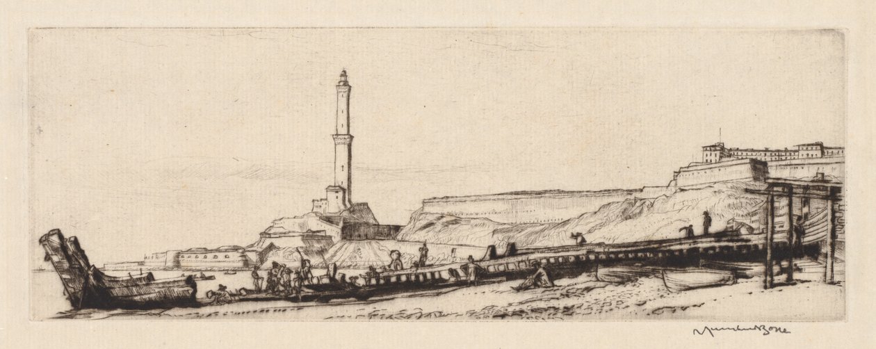 Il Langterna, Genova da Muirhead Bone