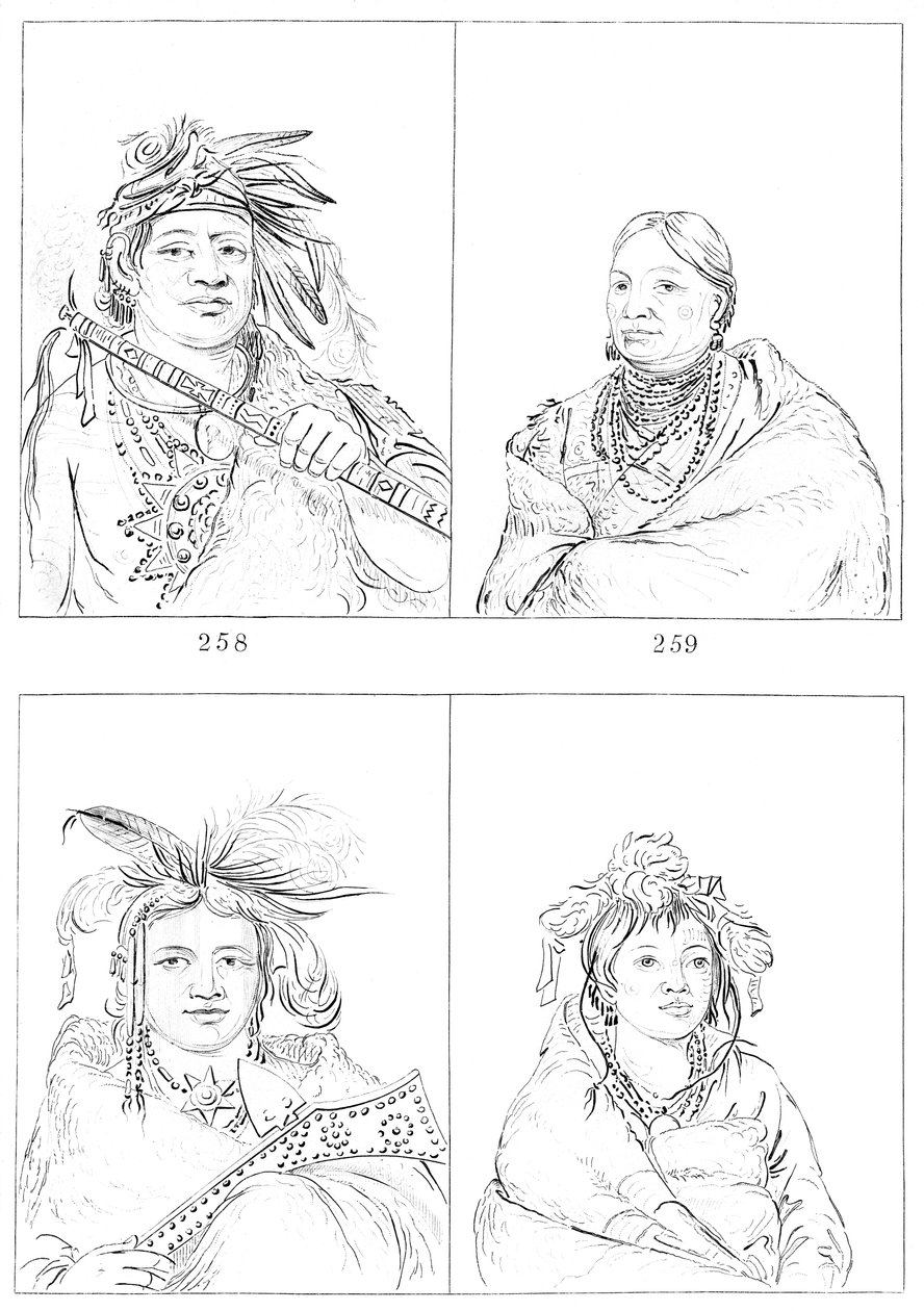 Menominees, 1841 da Myers and Co