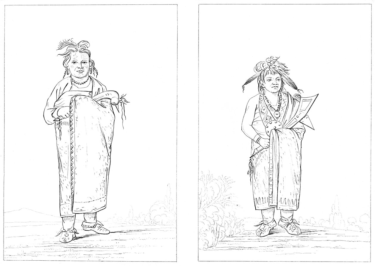 Winnebagoes, 1841 da Myers and Co