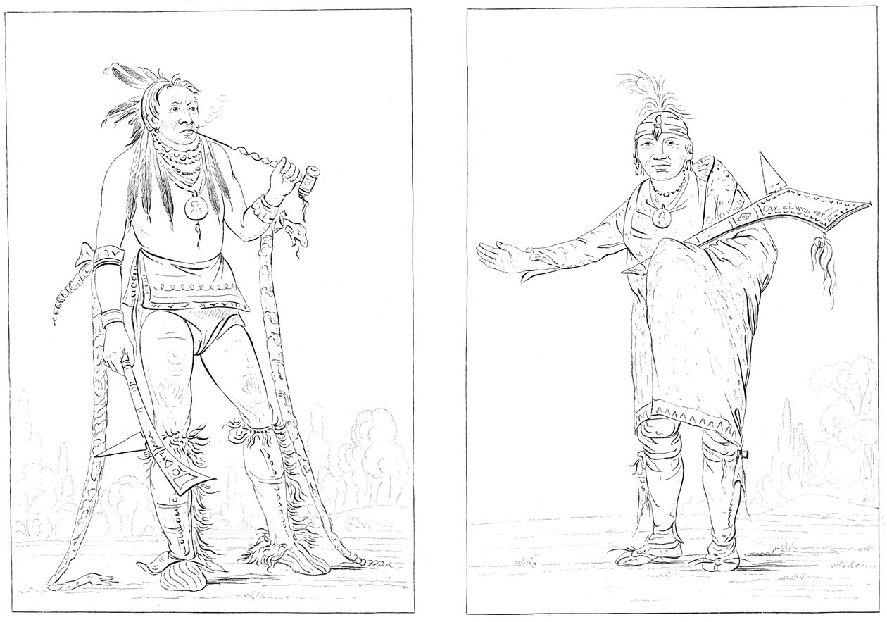 Winnebagoes, 1841 da Myers and Co