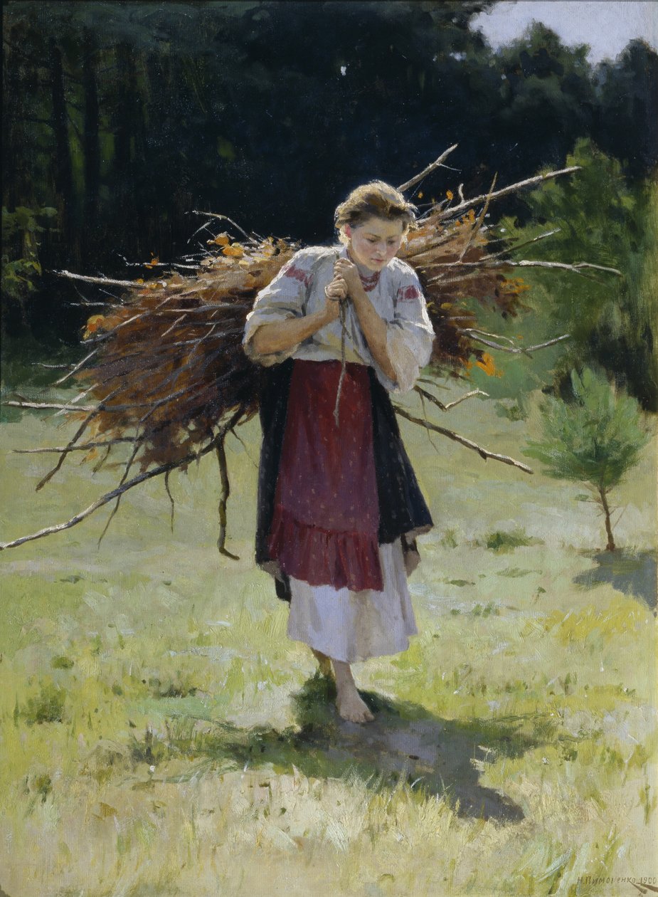Dalla foresta, 1900 da Mykola Kornylijowytsch Pymonenko