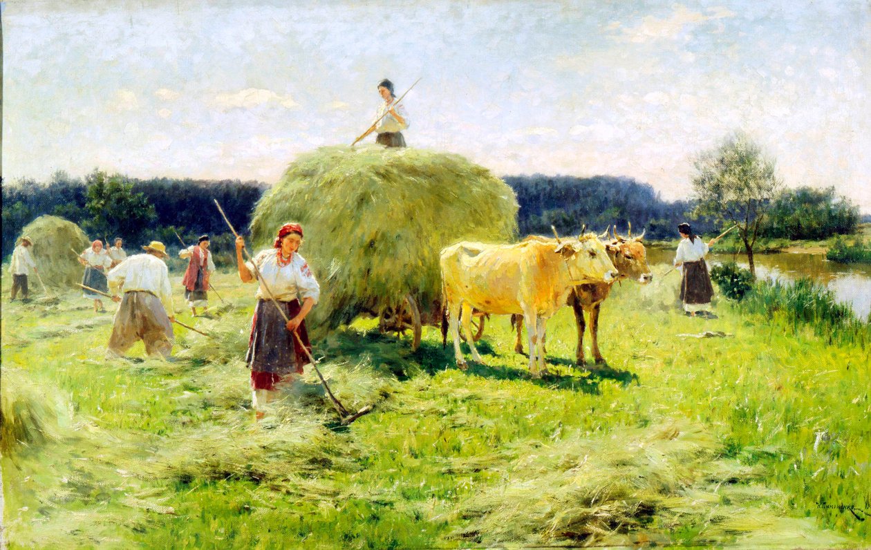 Fienagione, 1907 da Mykola Kornylijowytsch Pymonenko