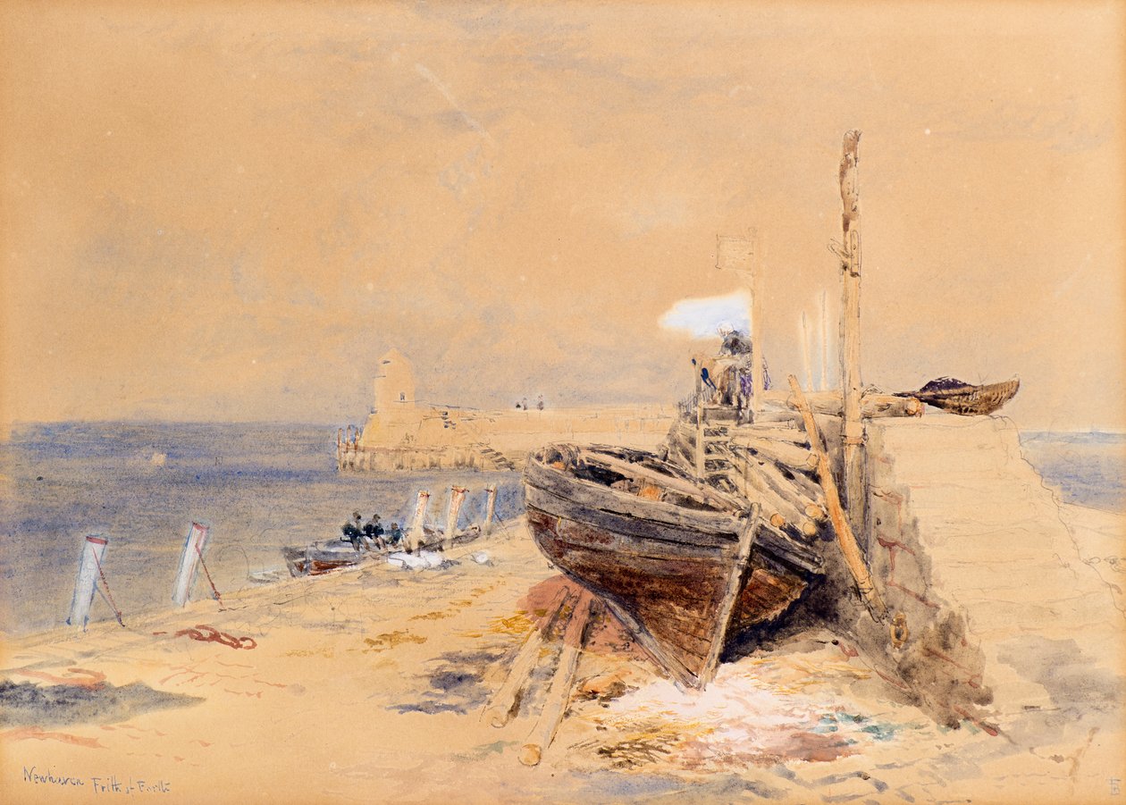 Newhaven, Firth of Forth da Myles Birket Foster