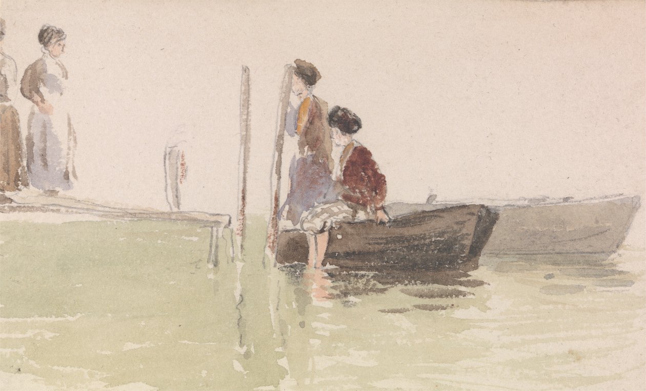 Il molo da Myles Birket Foster