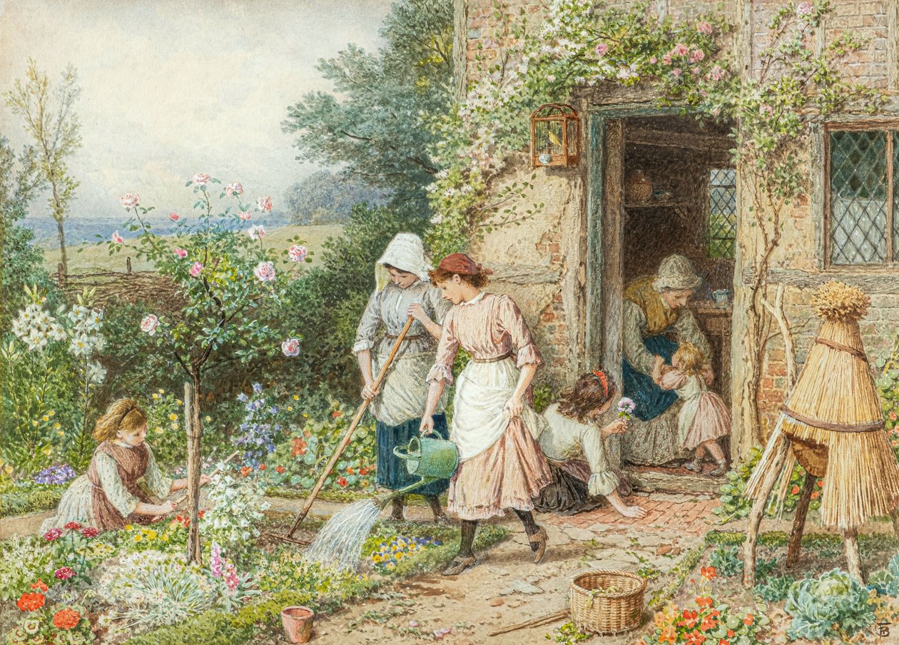 I piccoli giardinieri da Myles Birket Foster