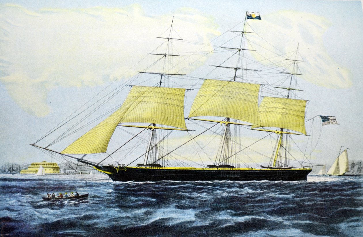 Clipper Nightingale da N. and Ives, J.M. Currier