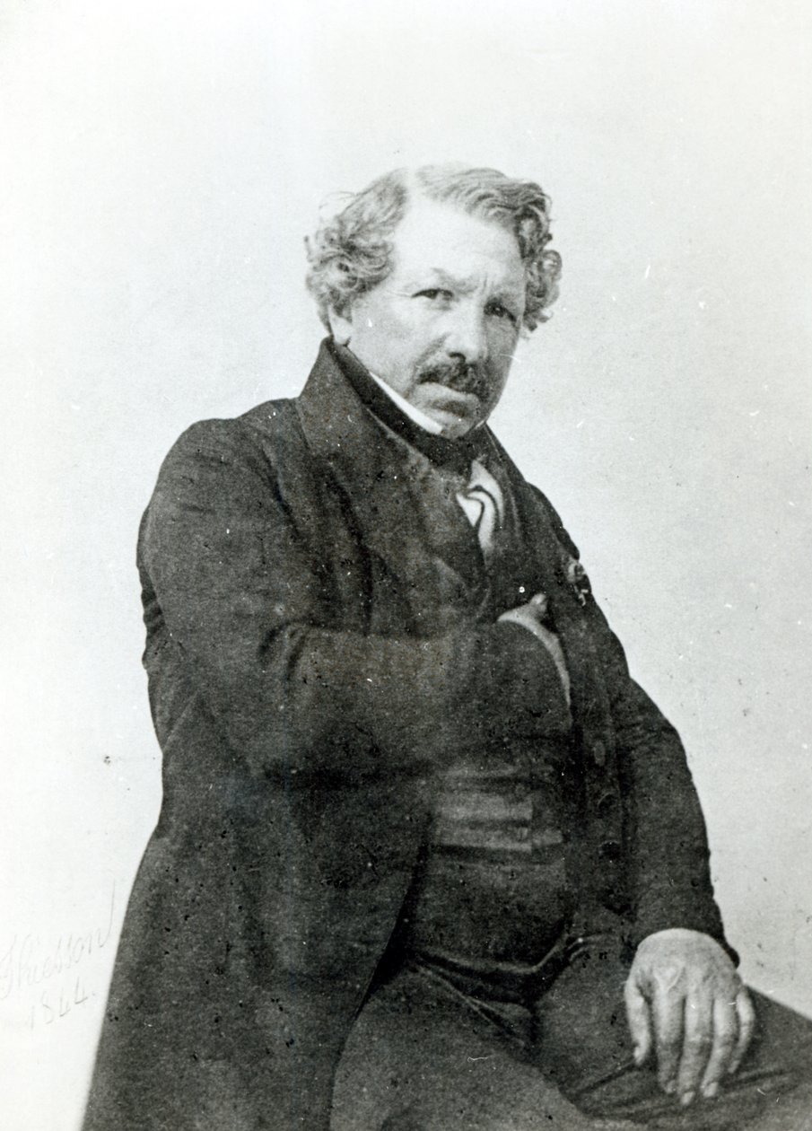 Ritratto di Louis-Jacques Daguerre (1787-1851) da Nadar