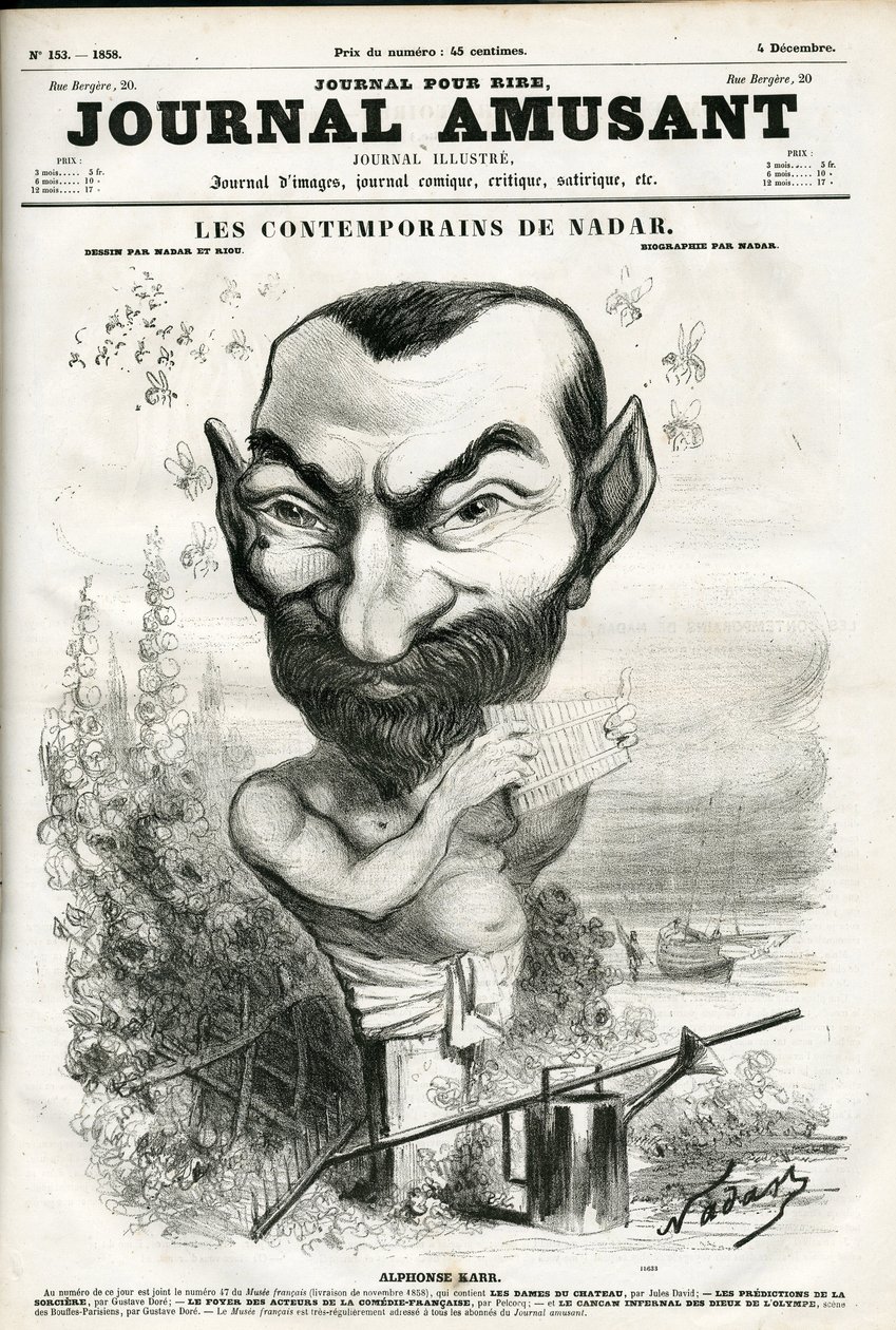 Copertina di The Fun Journal da Nadar