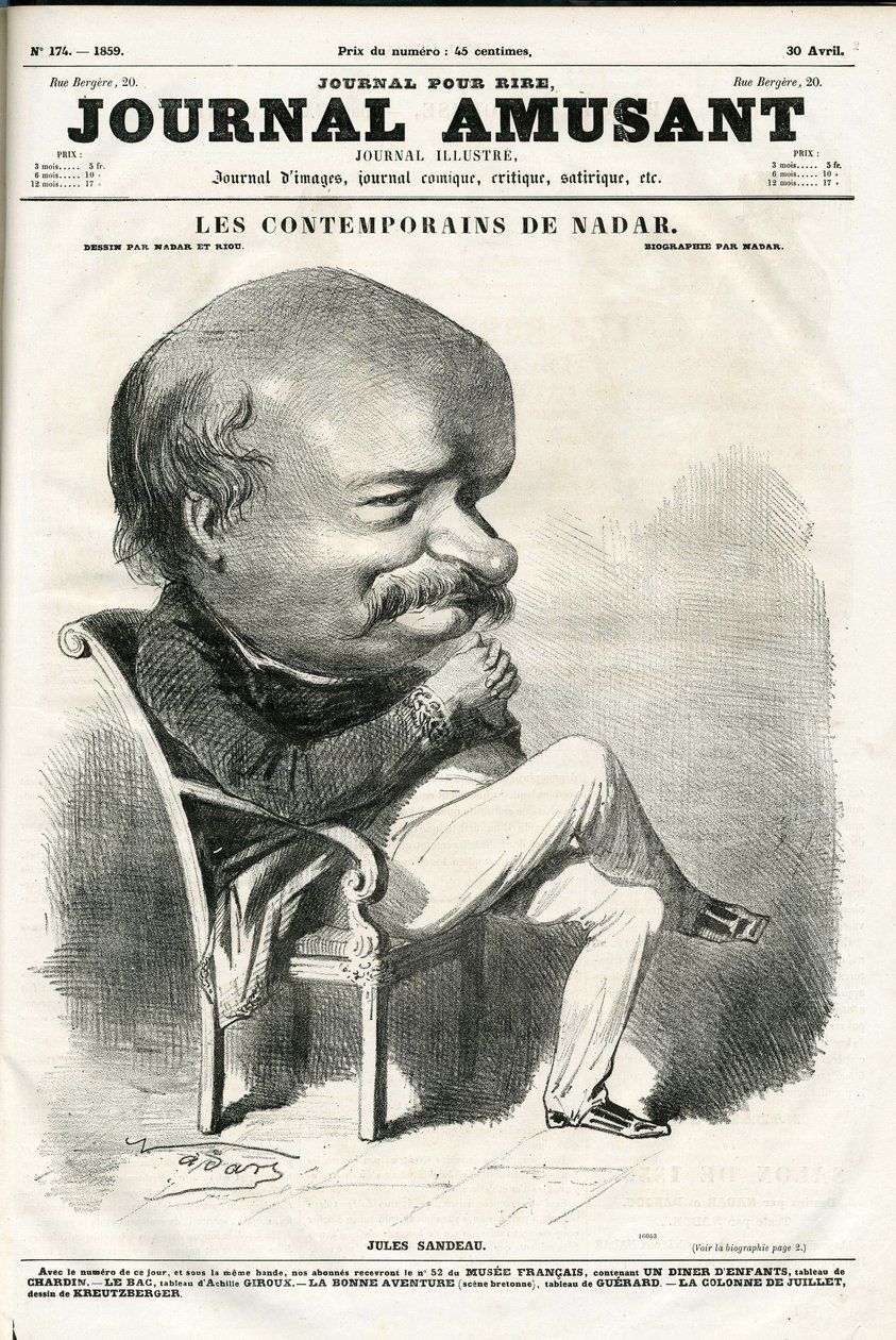 Copertina di The Fun Journal da Nadar